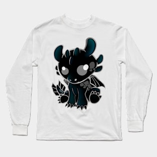 Kawaii night fury Long Sleeve T-Shirt